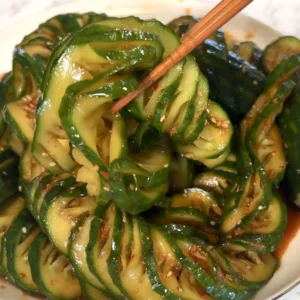 Vegan Spicy Asian-Style Cucumber Salad