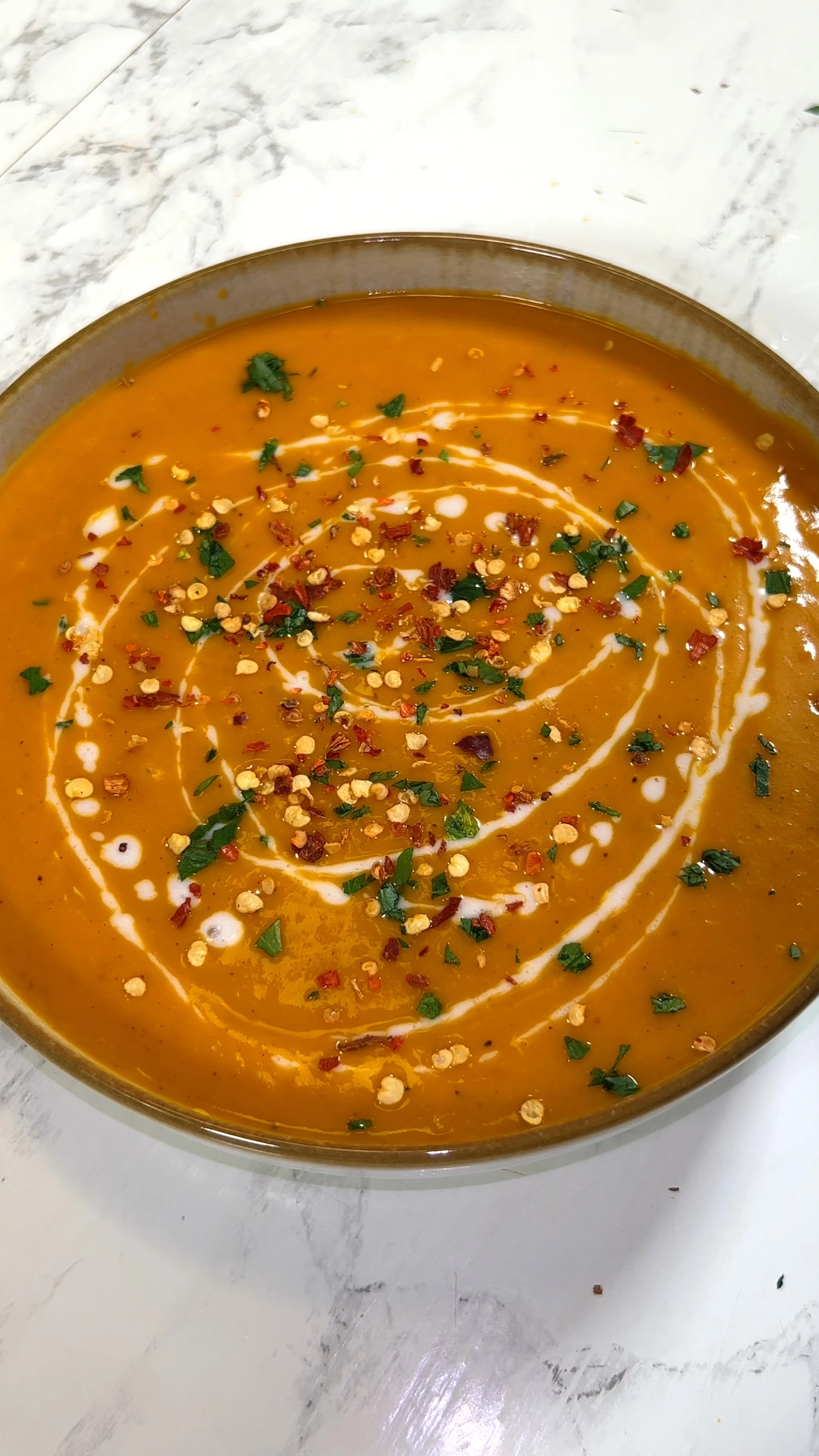 Butternut Squash Soup with Coconut Milk and Grilled Cheese