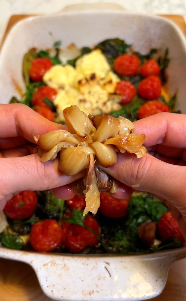 baked Tomato and Spinach Pasta