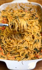 Tomato And Spinach Pasta