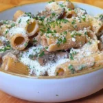 creamy mushroom pasta thumbnail