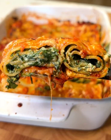 Vegan lasagna rolls