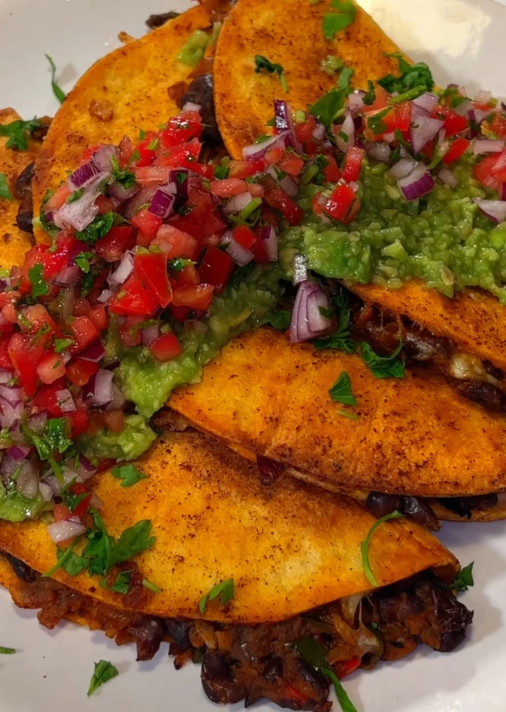 Crispy Black Bean Tacos Recipe | Dr. Vegan