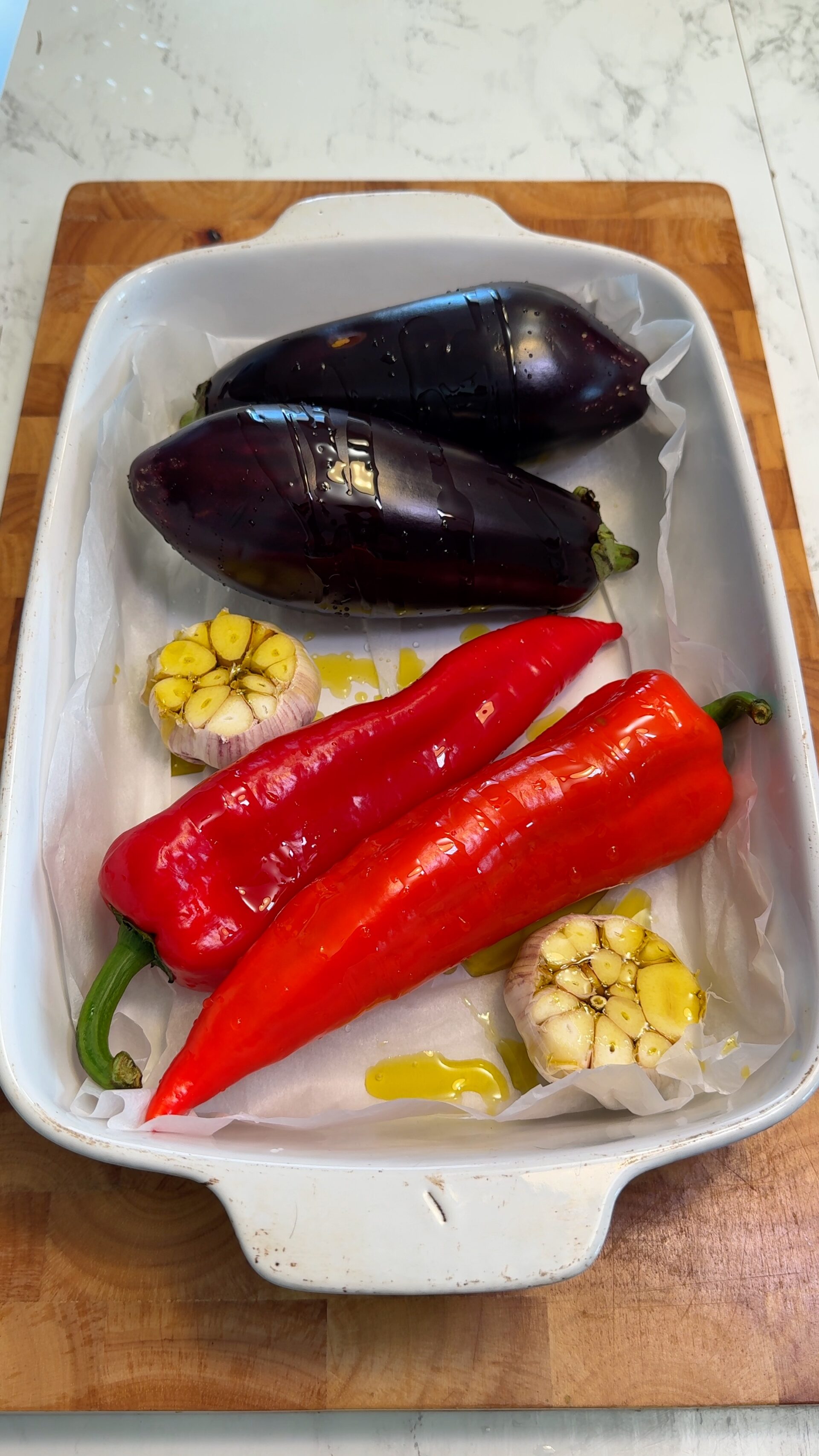 Roasted Eggplant And Chickpea Salad