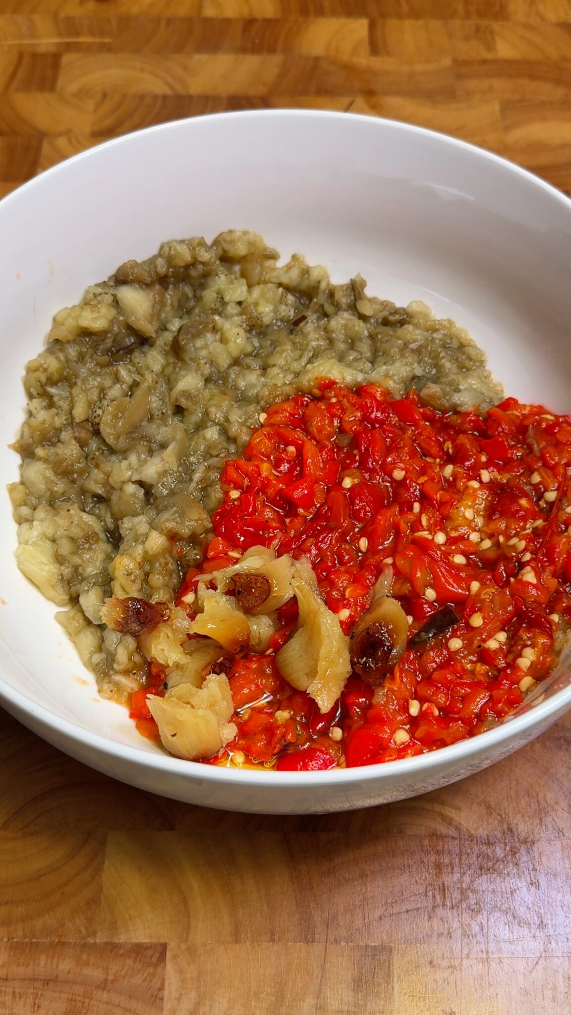 Roasted eggplant and chickpea salad healthy vegan recipe dr vegan